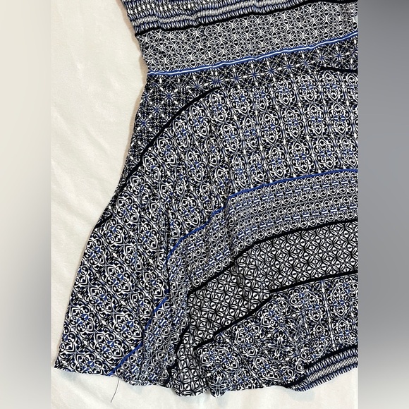 Aeropostale Lightweight Blue and Black Patterned Women's Mini Dress Size Small - Picture 2 of 12